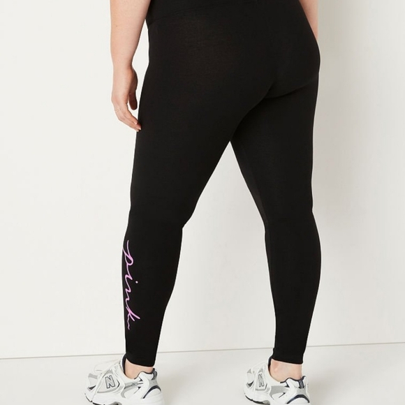PINK Victoria's Secret Leggings, Size M, Black - Picture 2 of 7